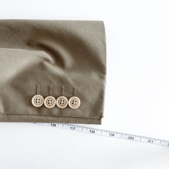 Topman Men's Skinny Single Breasted Sport Coat Suit Jacket Khaki Size 42 - Picture 8 of 9